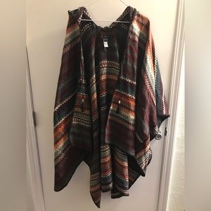 Marc New York tribal one size fits all sweater cardigan poncho. Never worn!